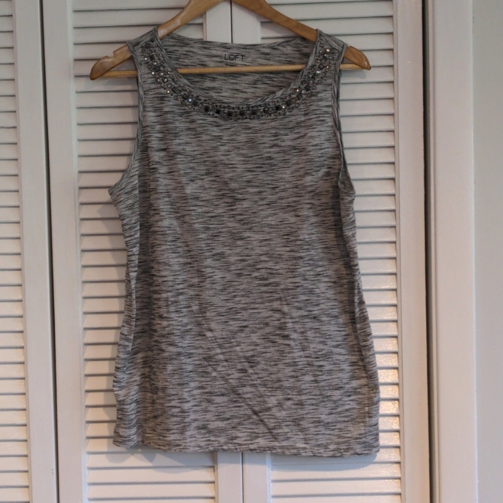 Size Large gray Loft tank top